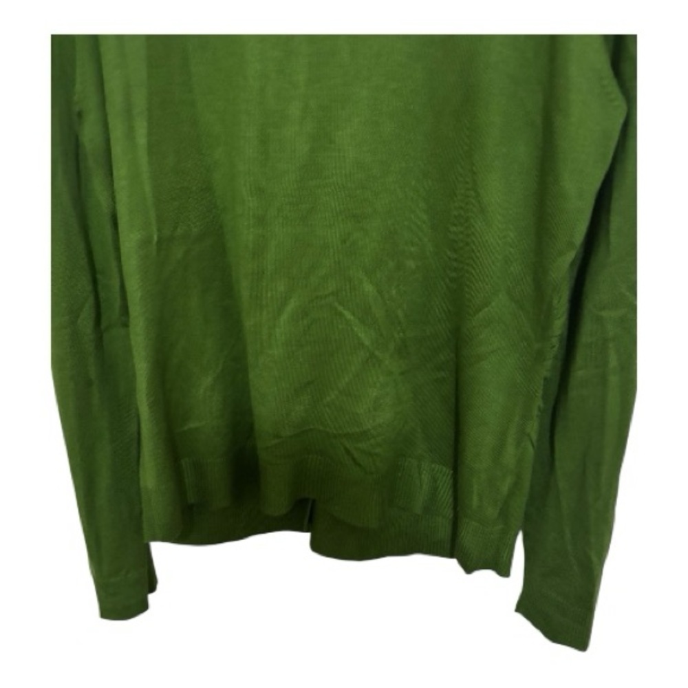 New York & Company Acrylic Cardigan Button up Sweater Women's Size L Green - Picture 10 of 12